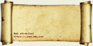 Hana Miskin vizit kartica